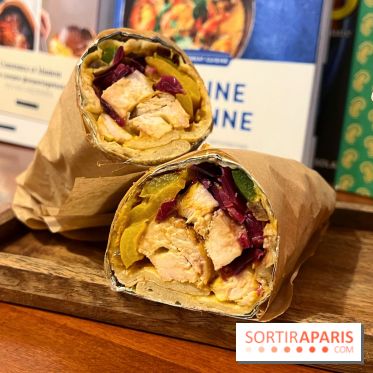 Kuna, naan indien façon street-food - Naan poulet