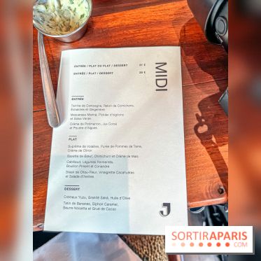 Maison Jaune, le restaurant-péniche de Boulogne-Billancourt - menu midi