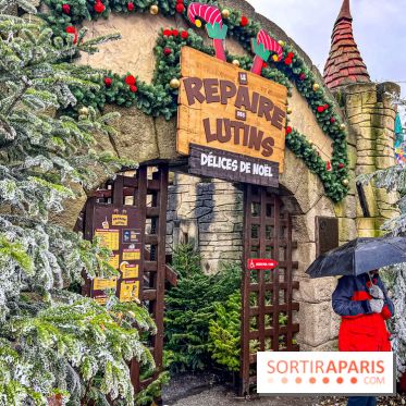 Noël au Parc Astérix 2023, sentier de lumières et patinoire - IMG 4924