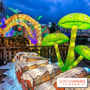 Noël au Parc Astérix 2023, sentier de lumières et patinoire