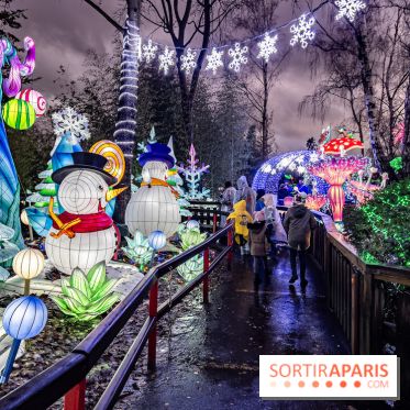 Noël au Parc Astérix 2023, sentier de lumières et patinoire