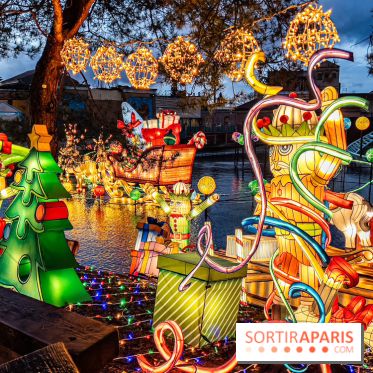 Noël au Parc Astérix 2023, sentier de lumières et patinoire