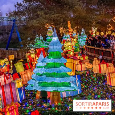 Noël au Parc Astérix 2023, sentier de lumières et patinoire - IMG 5066