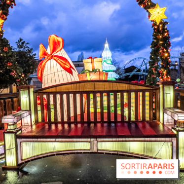 Noël au Parc Astérix 2023, sentier de lumières et patinoire - IMG 5071