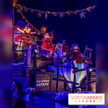Noël au Parc Astérix 2023, sentier de lumières et patinoire - IMG 5107