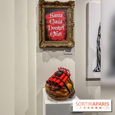Exposition de Goin à la galerie La Lison : Santa Claus doesn't exist - IMG 3140