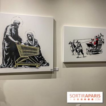 Exposition de Goin à la galerie La Lison : Santa Claus doesn't exist - IMG 3141