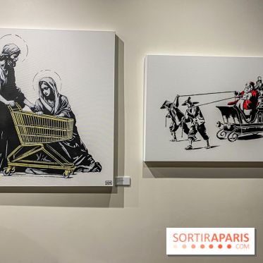 Exposition de Goin à la galerie La Lison : Santa Claus doesn't exist - IMG 3152