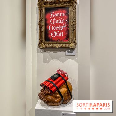 Exposition de Goin à la galerie La Lison : Santa Claus doesn't exist - IMG 3154