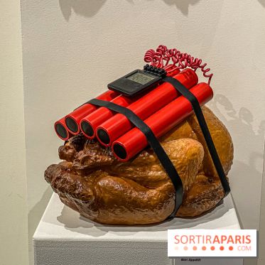 Exposition de Goin à la galerie La Lison : Santa Claus doesn't exist - IMG 3155