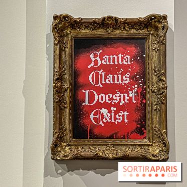 Exposition de Goin à la galerie La Lison : Santa Claus doesn't exist - IMG 3156
