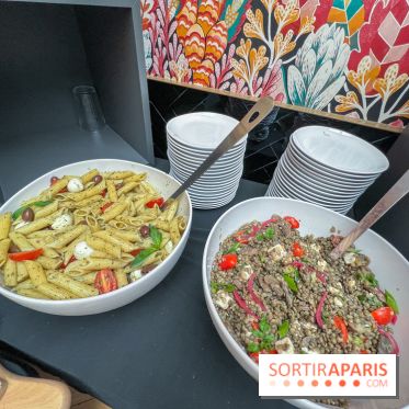 Brunch de la Maison Marques à Asnières sur Seine - Salades pâtes et lentilles
