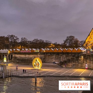 Marché de Noël 2023 au pied de la tour Eiffel - Quai Jacques Chirac