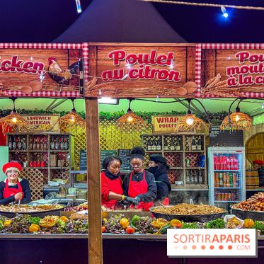 Marché de Noël 2023 au pied de la tour Eiffel - Quai Jacques Chirac