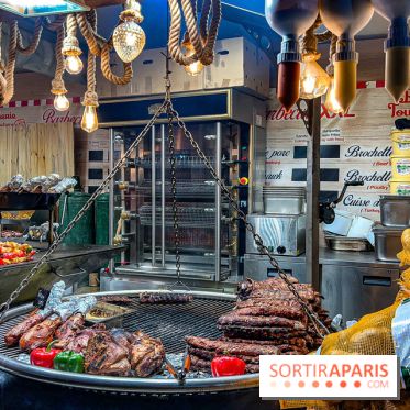 Marché de Noël 2023 au pied de la tour Eiffel - Quai Jacques Chirac