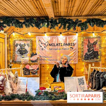 Marché de Noël 2023 au pied de la tour Eiffel - Quai Jacques Chirac