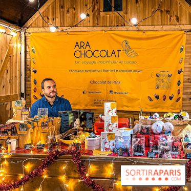 Marché de Noël 2023 au pied de la tour Eiffel - Quai Jacques Chirac