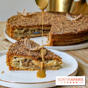 La Galette Citron et Noisette de Matthieu Carlin pour l'Hôtel de Crillon