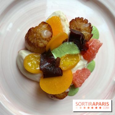 La Datcha - Saint-Jacques, chou fleur, pomelos