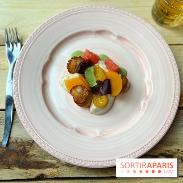 La Datcha - Saint-Jacques, chou fleur, pomelos