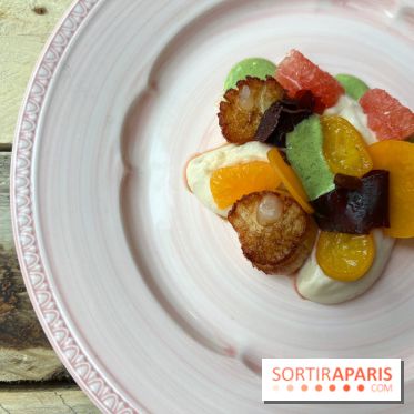 La Datcha - Saint-Jacques, chou fleur, pomelos