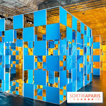 Aux Beaux Carrés, l'exposition de Daniel Buren au Bon Marché Rive Gauche  - image00002