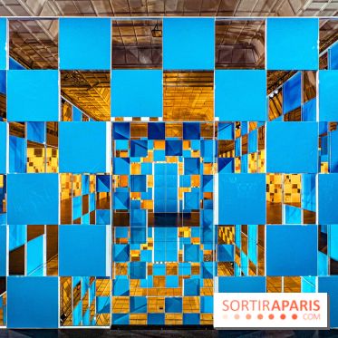 Aux Beaux Carrés, l'exposition de Daniel Buren au Bon Marché Rive Gauche  - image00016