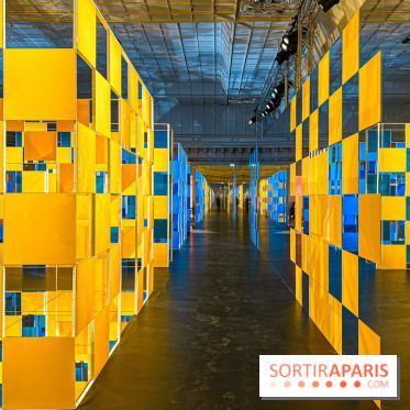 Aux Beaux Carrés, l'exposition de Daniel Buren au Bon Marché Rive Gauche  - image00030