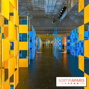 Aux Beaux Carrés, l'exposition de Daniel Buren au Bon Marché Rive Gauche  - image00035