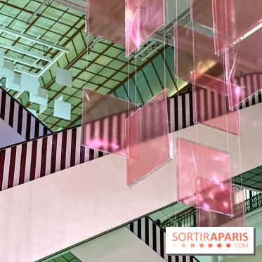 Aux Beaux Carrés, l'exposition de Daniel Buren au Bon Marché Rive Gauche  - image00082