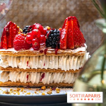 Les Chouettes restaurant  -  millefeuille