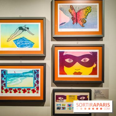 Carnets de timbres dans l'air du temps, l'exposition originale du musée de la Poste - nos photos - IMG20240130184057