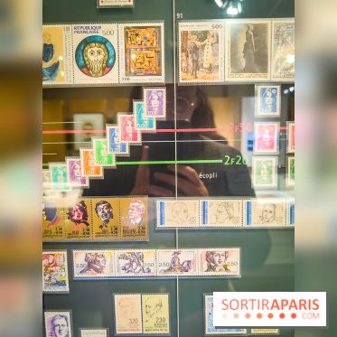 Carnets de timbres dans l'air du temps, l'exposition originale du musée de la Poste - nos photos - IMG20240130183754