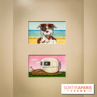 Carnets de timbres dans l'air du temps, l'exposition originale du musée de la Poste - nos photos - IMG20240130184114