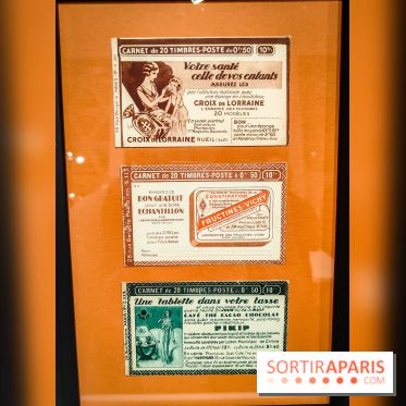 Carnets de timbres dans l'air du temps, l'exposition originale du musée de la Poste - nos photos - IMG20240130183524
