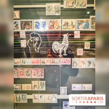 Carnets de timbres dans l'air du temps, l'exposition originale du musée de la Poste - nos photos - IMG20240130184812