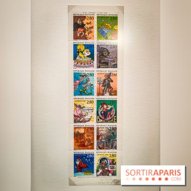 Carnets de timbres dans l'air du temps, l'exposition originale du musée de la Poste - nos photos - IMG20240130184019