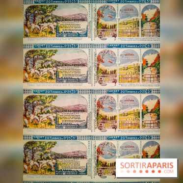 Carnets de timbres dans l'air du temps, l'exposition originale du musée de la Poste - nos photos - IMG20240130184620