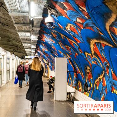 La station de Métro Châtelet re-décoré par des street-artistes -  A7C4427
