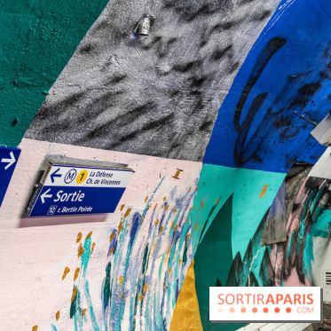 La station de Métro Châtelet re-décoré par des street-artistes