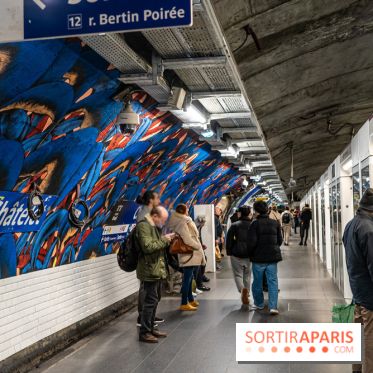 La station de Métro Châtelet re-décoré par des street-artistes -  A7C4416