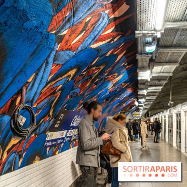 La station de Métro Châtelet re-décoré par des street-artistes -  A7C4414