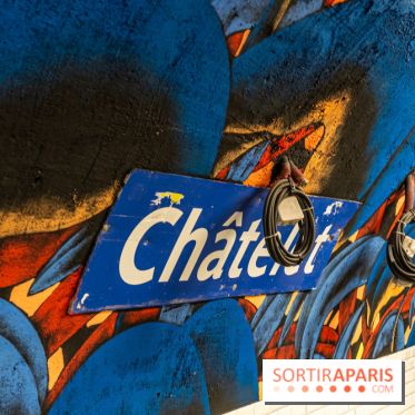 La station de Métro Châtelet re-décoré par des street-artistes