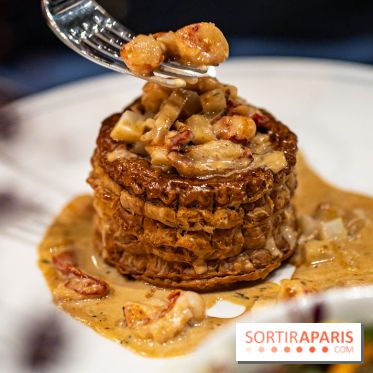 Marguerite 1606, restaurant du Domaine de la Reine Margot -  bouchée marguerite - bouchée à la Reine