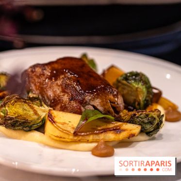 Marguerite 1606, restaurant du Domaine de la Reine Margot -  veau