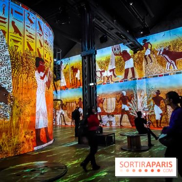 L'Egypte des Pharaons, de Khéops à Ramsès II : l'exposition immersive de l'Atelier des Lumières - IMG20240208095047