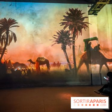 Les Orientalistes, l'exposition de l'Atelier des Lumières qui nous fait voyager en Orient - photos - IMG20240208102824
