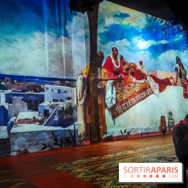 Les Orientalistes, l'exposition de l'Atelier des Lumières qui nous fait voyager en Orient - photos - IMG20240208102302