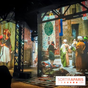 Les Orientalistes, l'exposition de l'Atelier des Lumières qui nous fait voyager en Orient - photos - IMG20240208102334