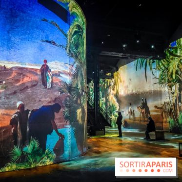 Les Orientalistes, l'exposition de l'Atelier des Lumières qui nous fait voyager en Orient - photos - IMG20240208102952
